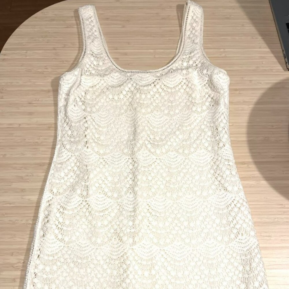 Juicy Couture White Crochet Sundress